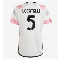 Juventus Manuel Locatelli #5 Vonkajší futbalový dres 2023-24 Krátky Rukáv